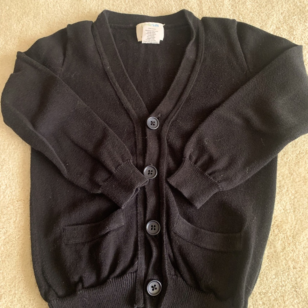 J Crew Crewcuts Cardigan 3T Black